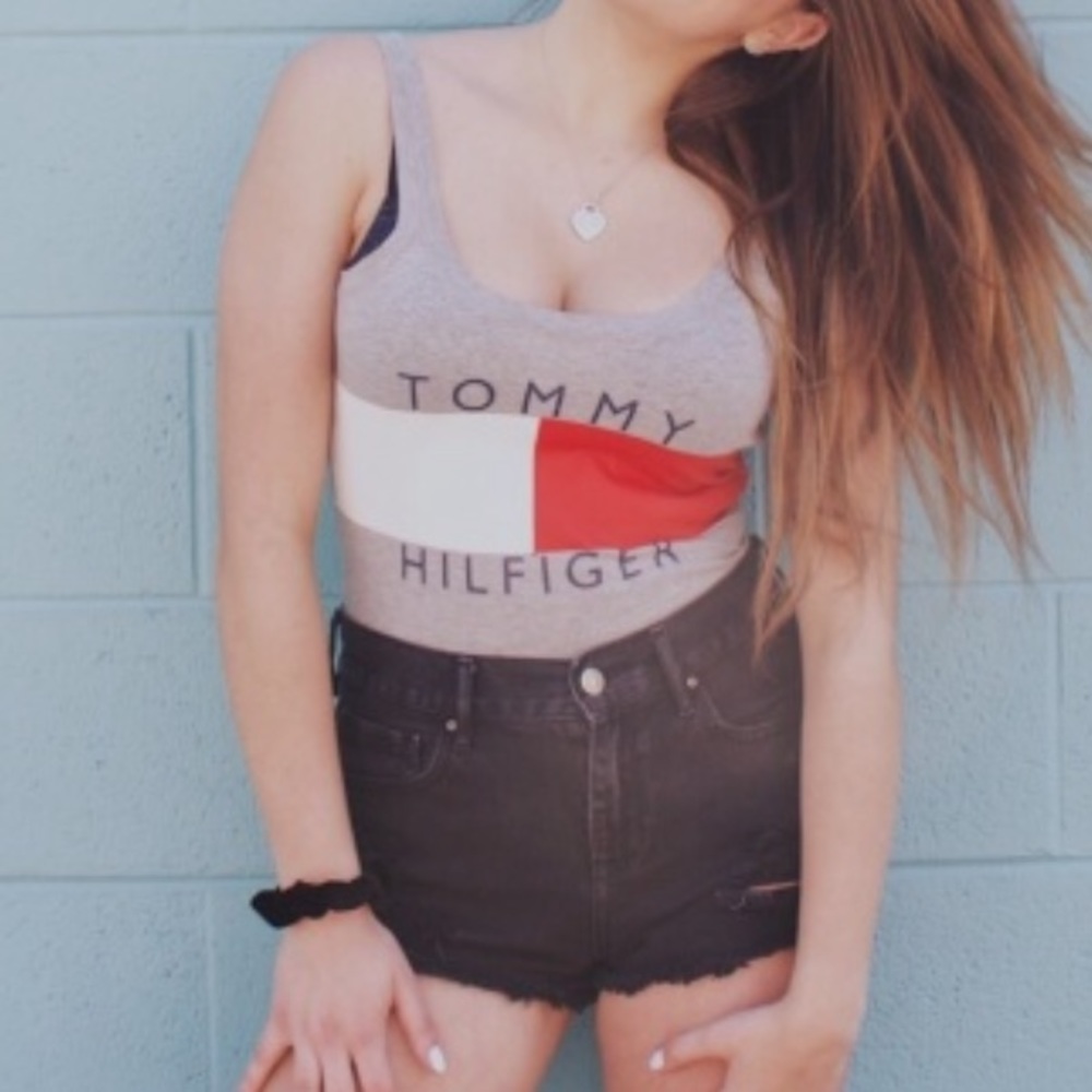 UO x Tommy Hilfiger bodysuit